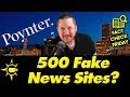 500 unreliable news sites poynter gets fact checked  factcheckfriday  coffee and nuance