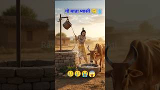 #jai shree radhe krishna 😍#radhakrishna #cow Jaikaara Hanuman ke liye #bhakti #emotional #ai #shorts