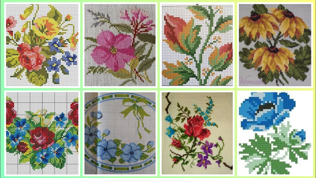 Великолепные схемы для вышивки крестом / счетная вышивка 