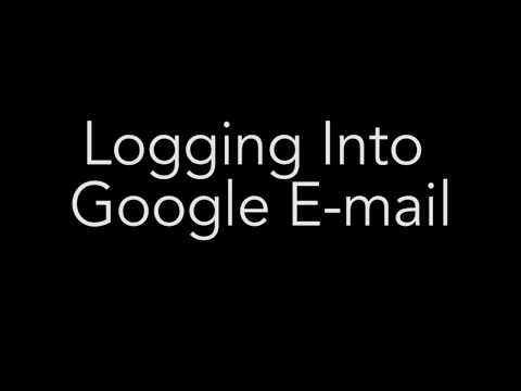 Google E-Mail Log In