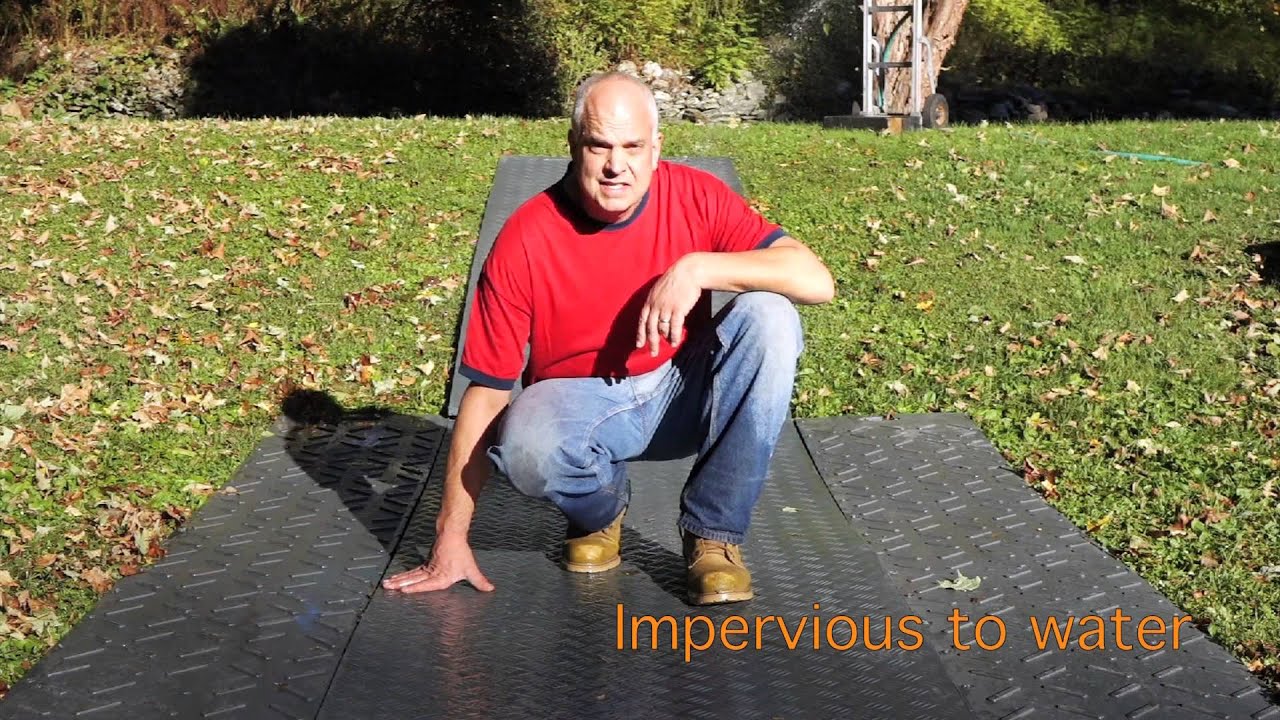 EkoMat Walkway Water Test 2015