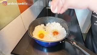 [UnderCamCooking]#32  #快速 #蛋炒飯 