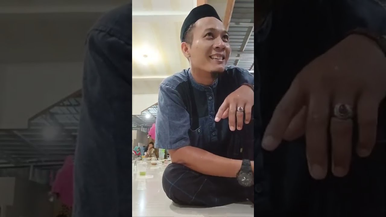 dendhes sedang Bukber di Mesjid bersama Warga