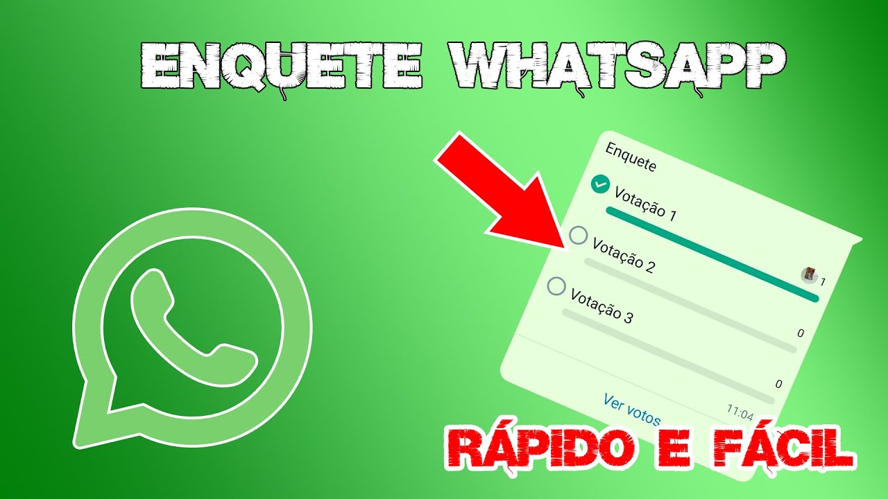 Como criar uma enquete no Whatsapp - YouTube