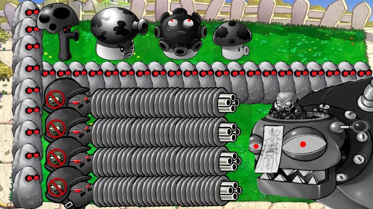 99 Doom Gatling Pea vs 99 Doom Shroom vs Dr.Zomboss | Plants vs Zombies ...
