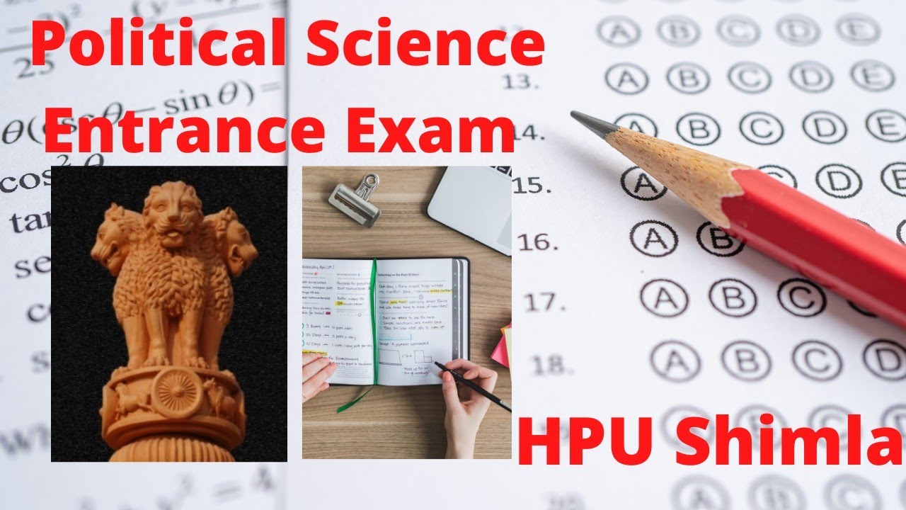 MA Political Science Entrance Exam 2019 Himachal Pradesh University Shimla