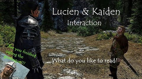 Lucien and Kaidan | What do you like to read?
