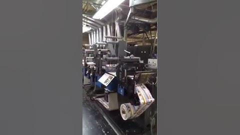 Gallus EM280 - 8 color flexo press