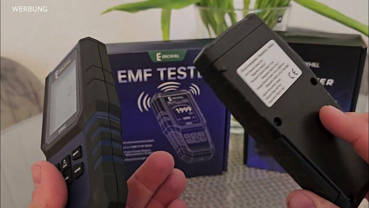 ERICKHILL EMF Messgerät ER02 vs RT100 im Vergleich German Review