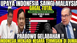 Prabowo Is Increasingly Panicindonesias Efforts To Compete With Malaysia Have Failed Totally 