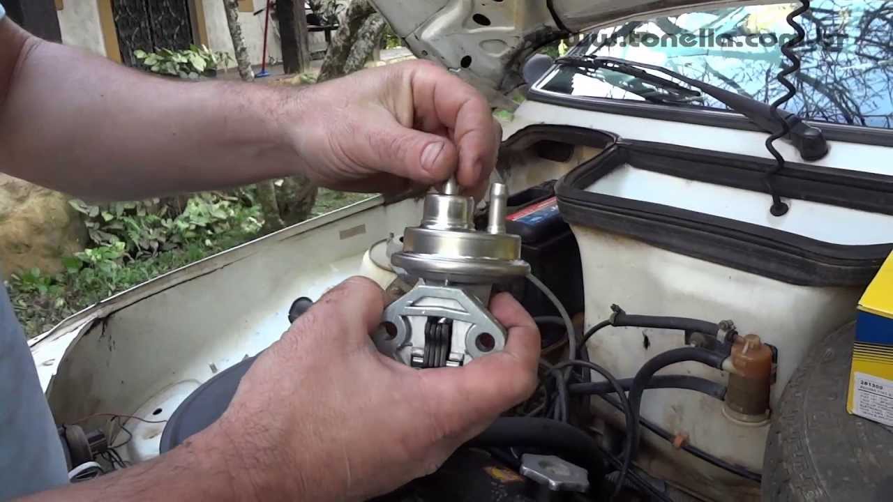 Tonella - troca da bomba de gasolina Fiat