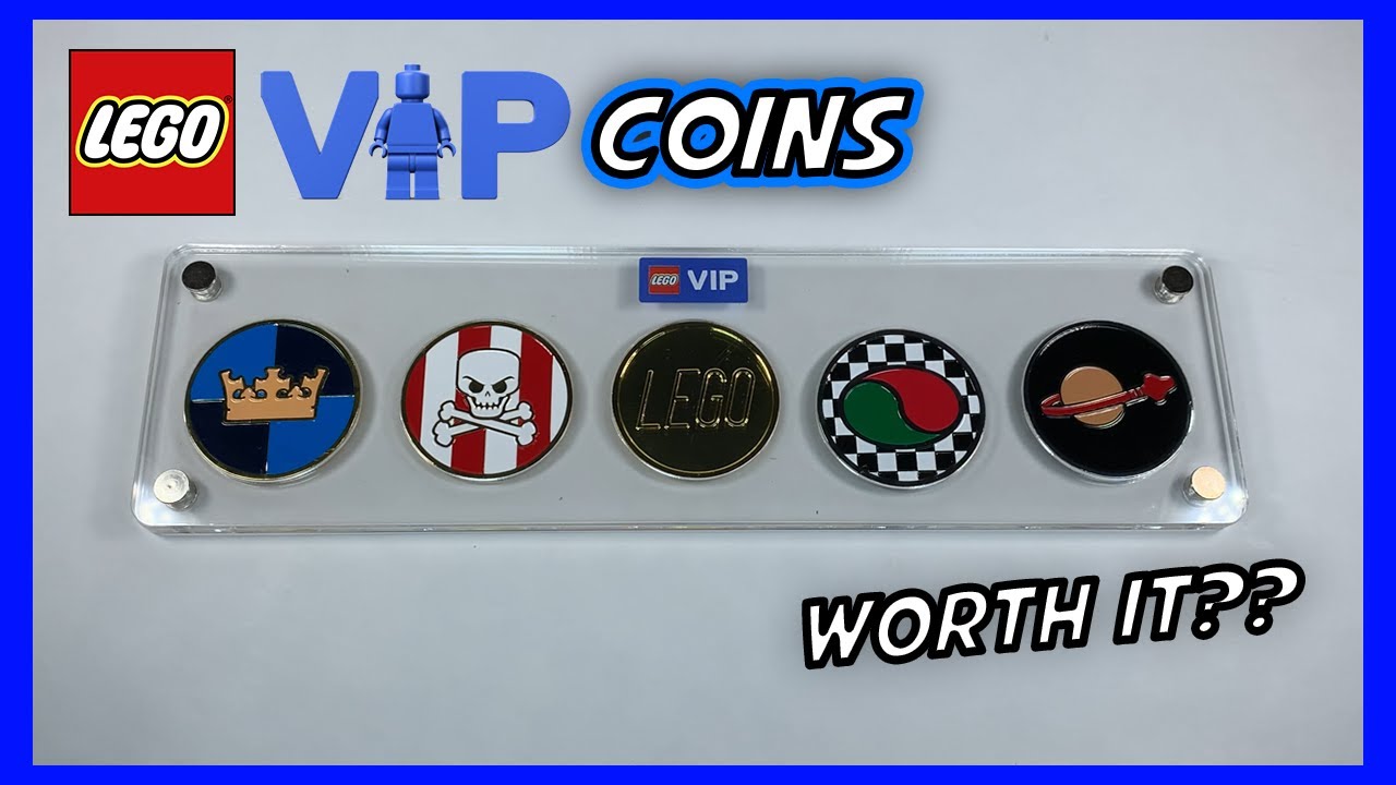 LEGO VIP COLLECTIBLE COINS REVIEW - YouTube