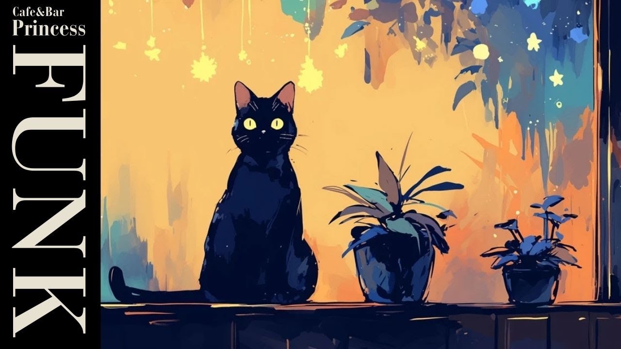 Mellow Focus Groove | Funk Guitar Chillhop 🎧 | Selected by the Black Cat | Chill, Groove & Focus