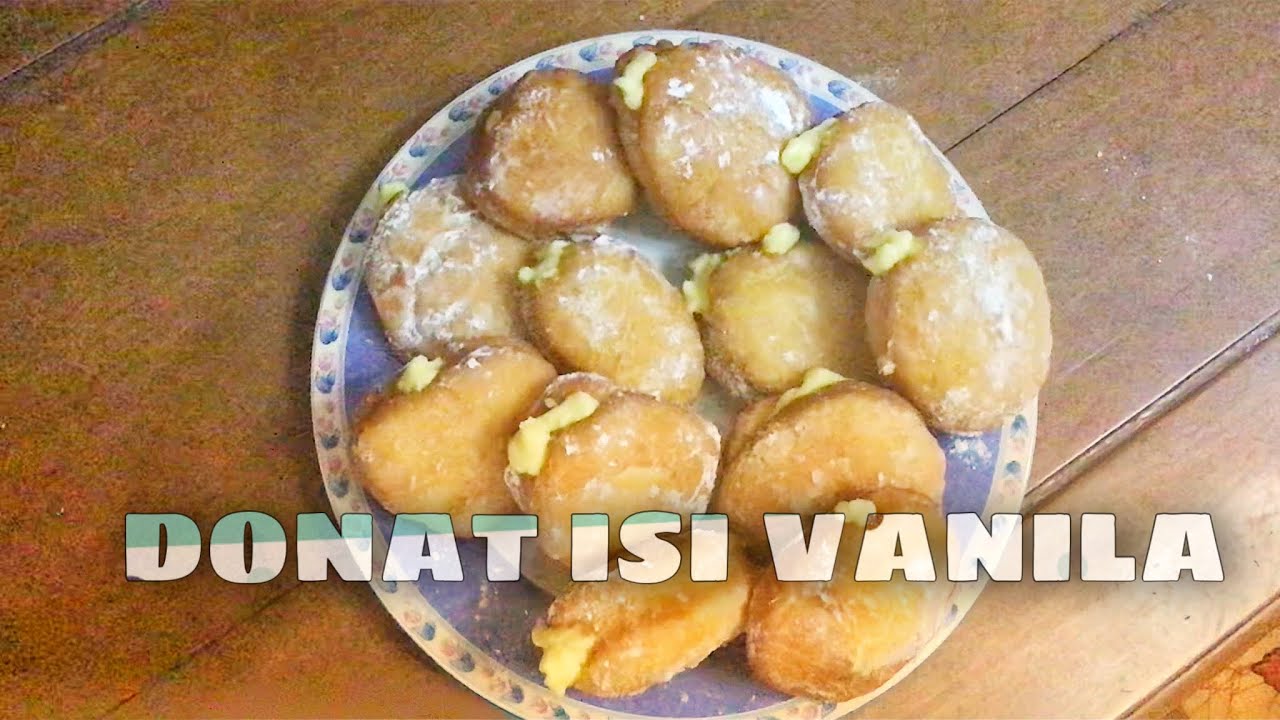  RESEP  DONAT  BOMBOLONI ISI  VANILA CUSTARD DONAT  ITALI 