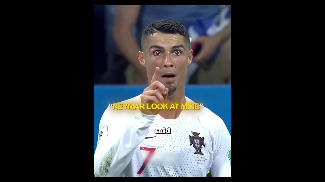 Почему реакция Неймара на мощный удар Роналду шокировала всех