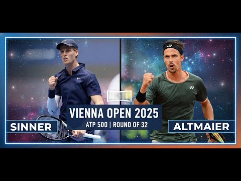 Live Jannik Sinner Vs Daniel Altmaier Vienna Open 2025 Preview Round Of 32 Official Game ATP 