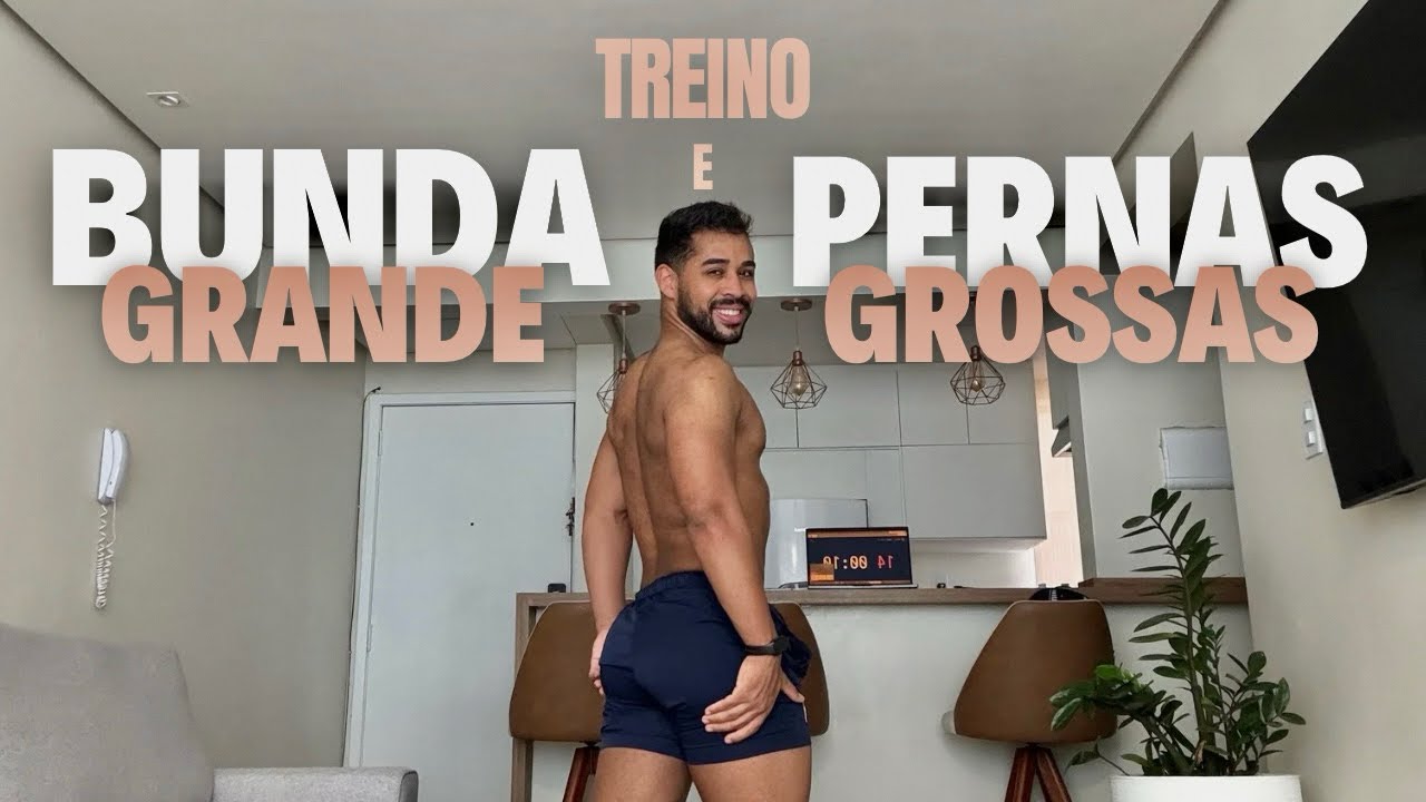 TREINO BUNDA GRADE E PERNAS GROSSAS | treinando em casa sem equipamentos