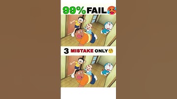 99% wrong Find 3 difference 🧠🤯.. || #find #viralvideo  #doreamongame #doraemon #trending #like