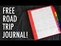 FREE Downloadable Road Trip Journal! (Great for Vandwelling, Overlanding, Car Camping)