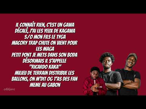 MARASSE PAROLES COMPLÈTES, WANTCHÉ, OG MAHILET, KYLLIAN TYGA