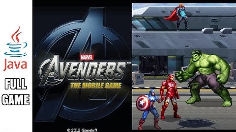 THE AVENGERS - Java Game (Full Gameplay No Commentary)