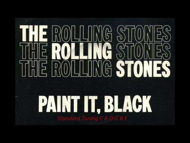 Rolling Stones - Paint It Black (E Standard Tuning 440)