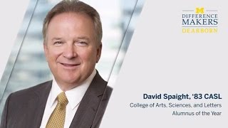 UM-Dearborn 2016 CASL Alumnus of the Year - David Spaight ’83 CASL