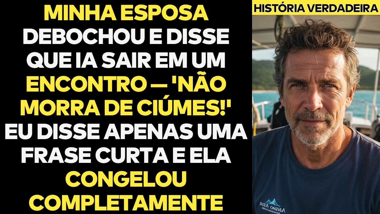 Minha Esposa Sorriu E Disse Que Tinha Um Encontro — 'Não Sinta Ciúme.'