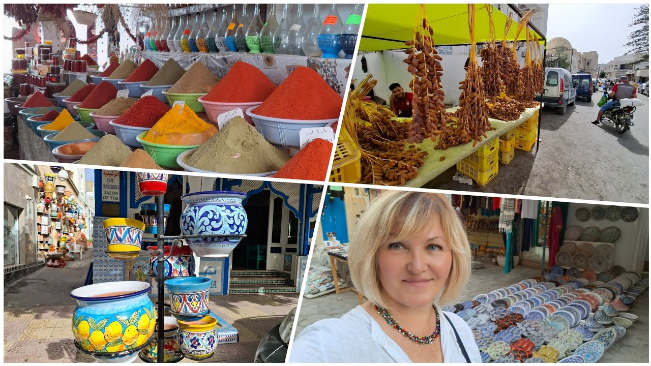 Уехала одна 🫣в город Набель в Медину.Я не боюсь заблудиться.Тунис Октябрь.