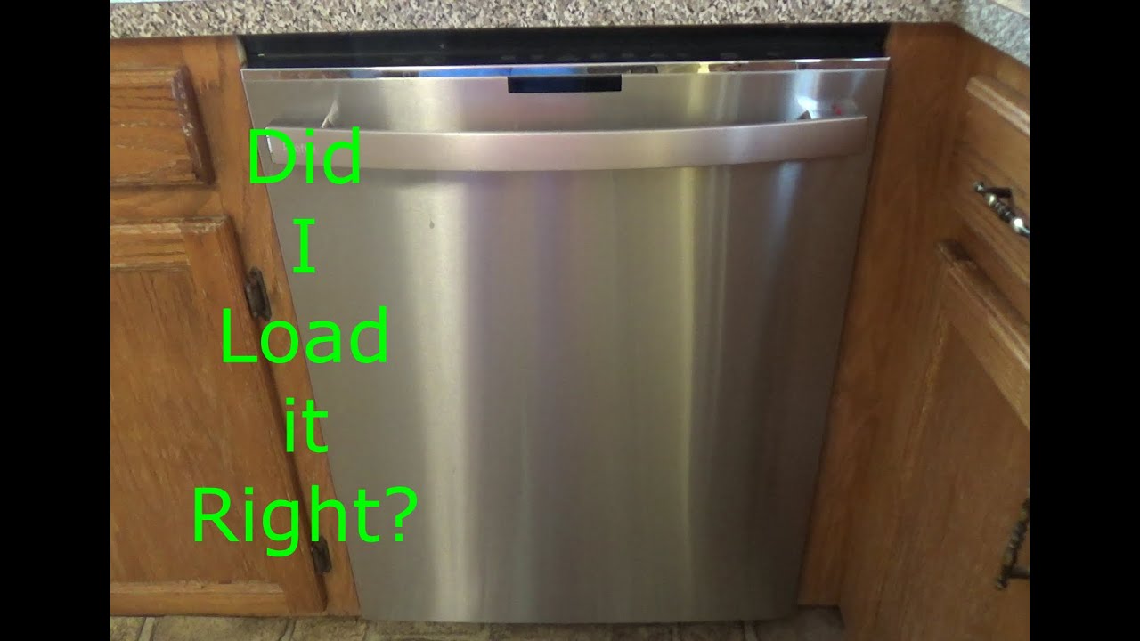 Loading a GE Profile Dishwasher & Review YouTube