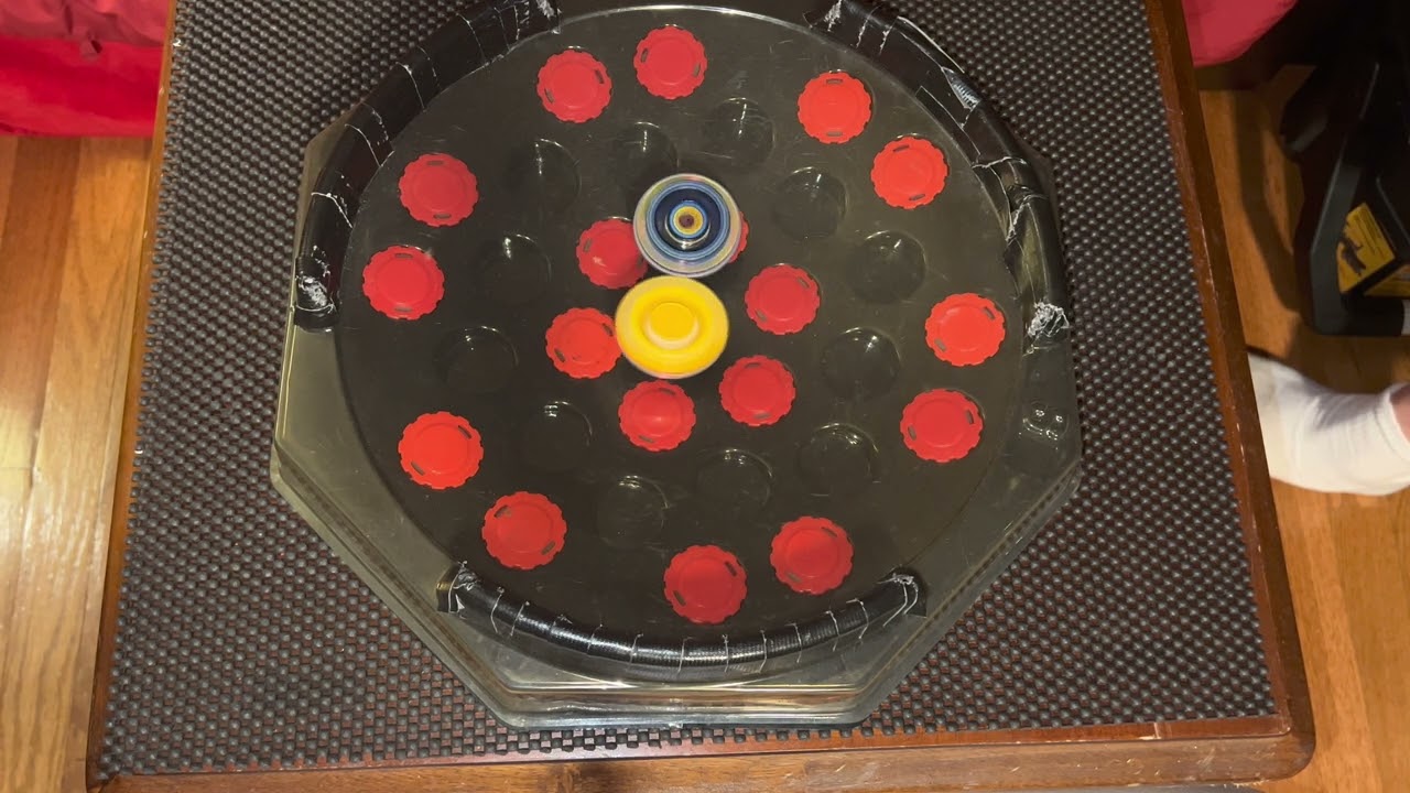 Beyblade Plastic battles on A-44 stadium. Magnacore! Part two!