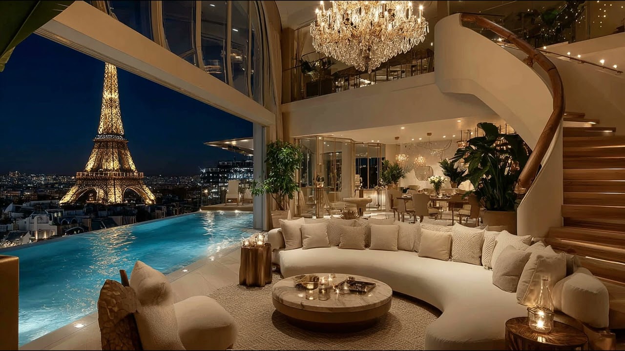 Elegant Singapore Night Jazz | Smooth Piano in a Luxury Penthouse for Tranquil Relaxation