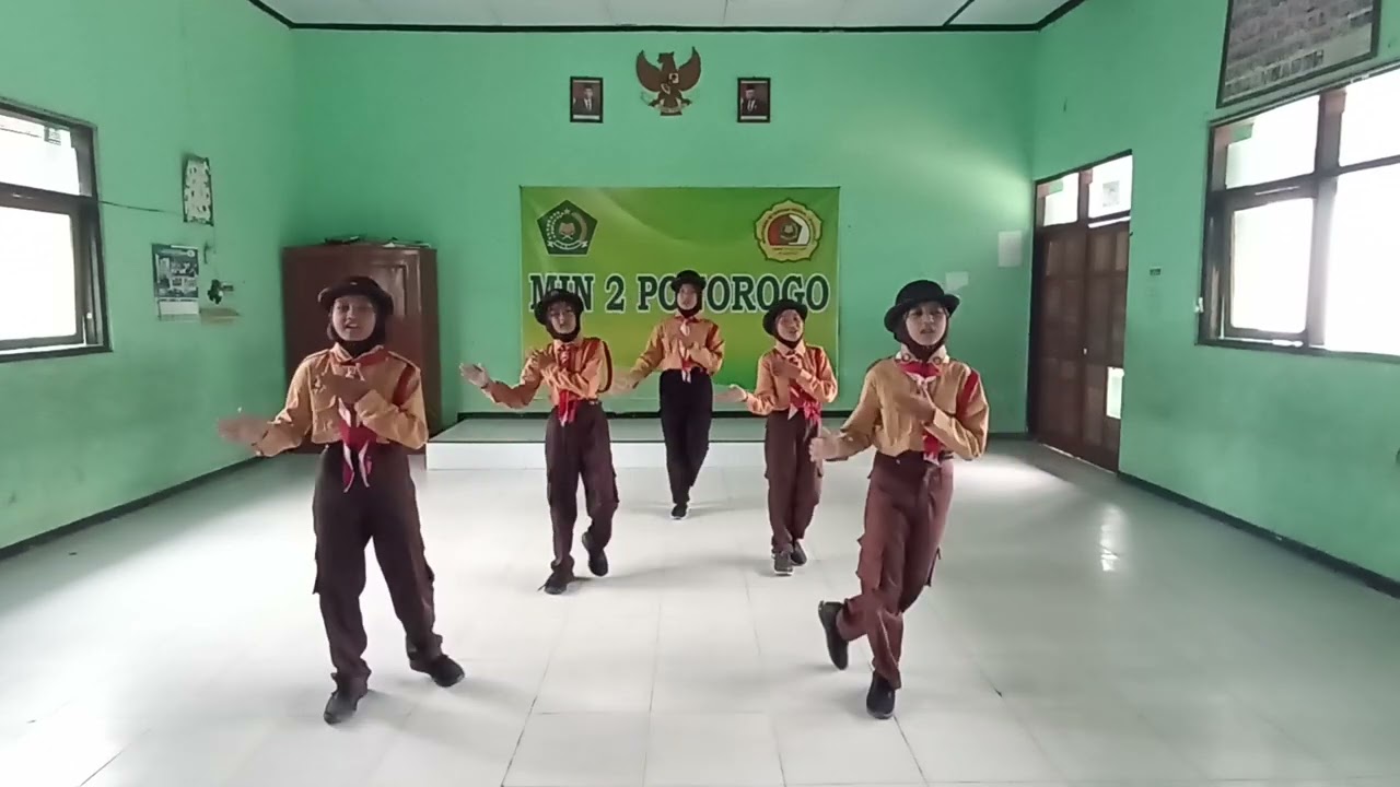 Yel-yel Jambore Pramuka Madrasah 2023 | MIN 2 PONOROGO Putri #yelyel-MI-JPM23