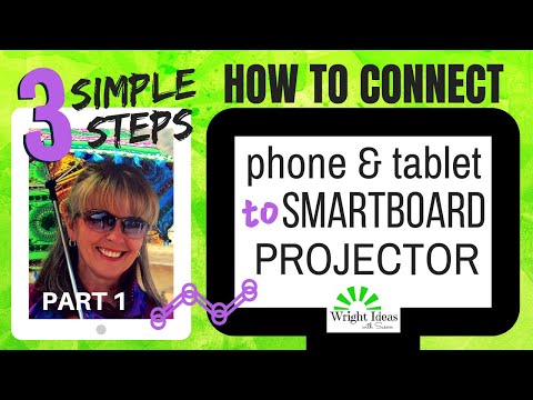 HOW TO CONNECT phone or tablet device to SMARTBOARD or PROJECTOR (part 1) hqdefault