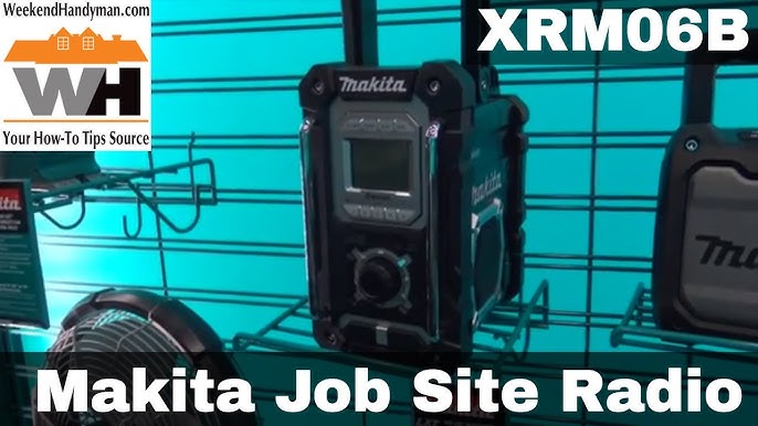 Makita DMR106 & DMR106B Bluetooth Jobsite Radio - YouTube