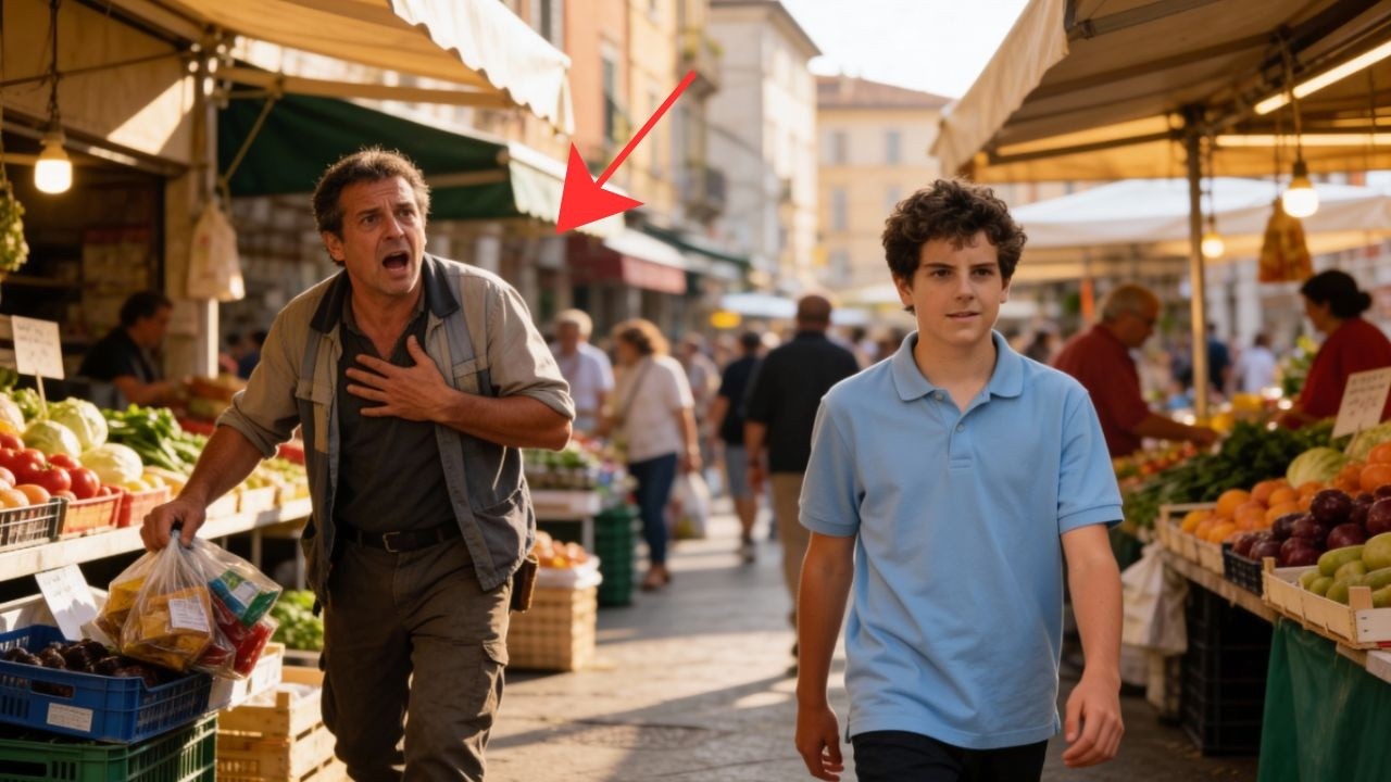 Carlo le dijo a vendedor: 