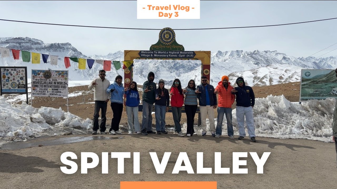 Day 3 TABO oldest MONESTERY | Dhankar Heights & Ice Café Vibes | Spiti Diaries 