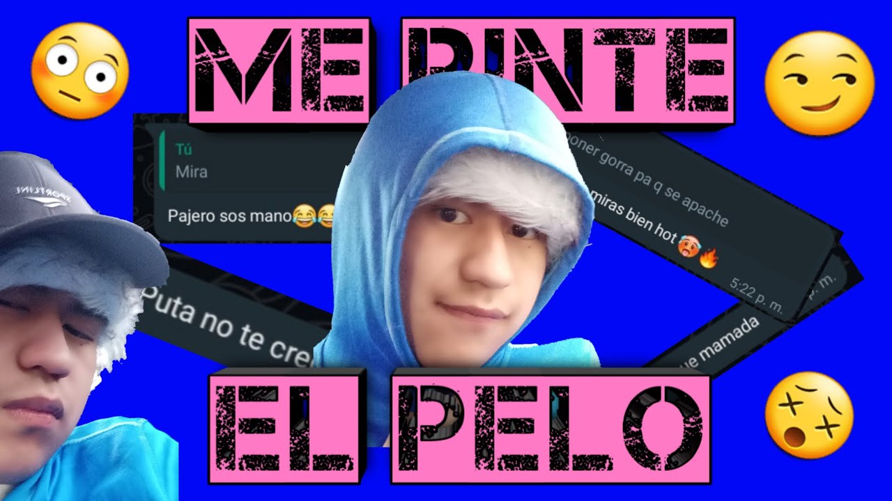 Broma a mis amigos de que me pinte el pelo por whatsApp - YouTube