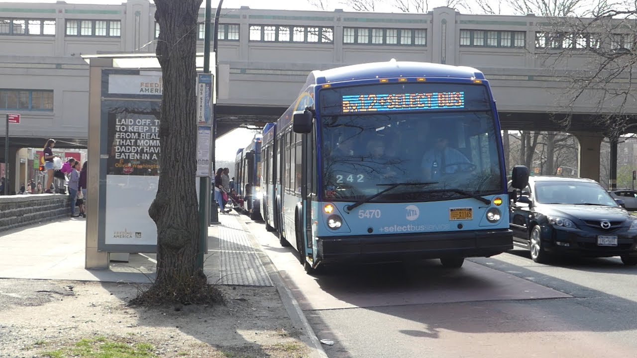 MTA NYCT Bus: 2017 Nova-LFSA Artic Bx12 +SBS #5469 & #5470 at White
