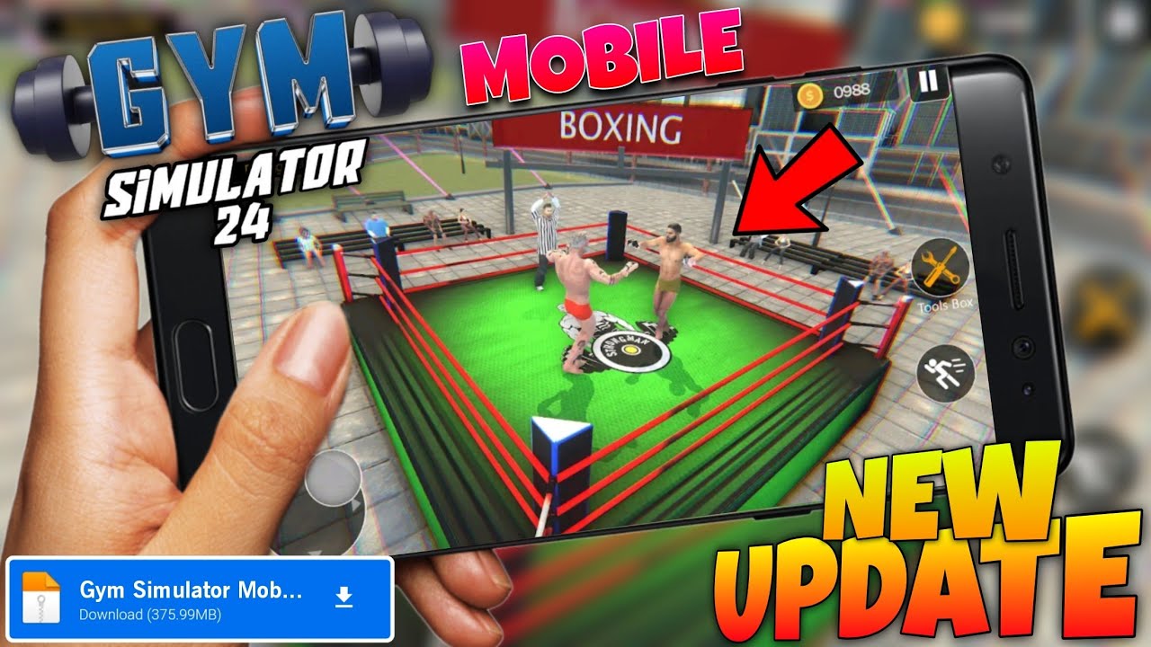 Gym Sim (NEW UPDATE🤩GYM SIMULATOR 24 GAMEPLAY #2)GYM SIMULATOR 24 MOBILE ...
