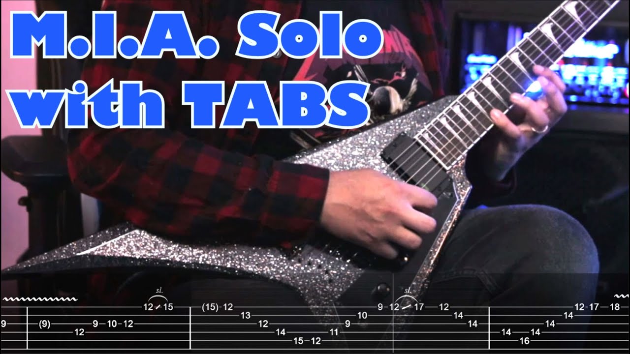 Avenged Sevenfold MIA solo cover + tabs Avenged Sevenfold MIA solo cover + tabs