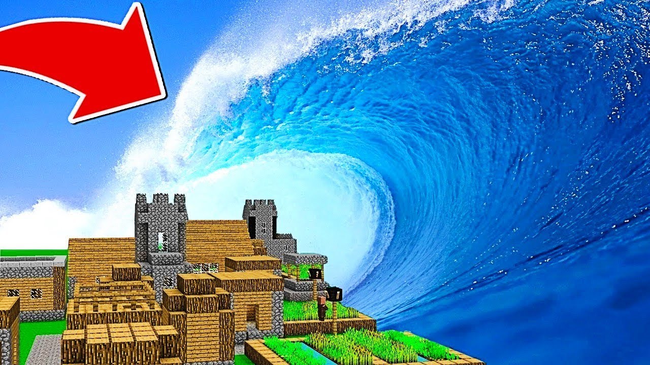 LA MAISON SURVIVRA AU TSUNAMI ?! | Minecraft - YouTube