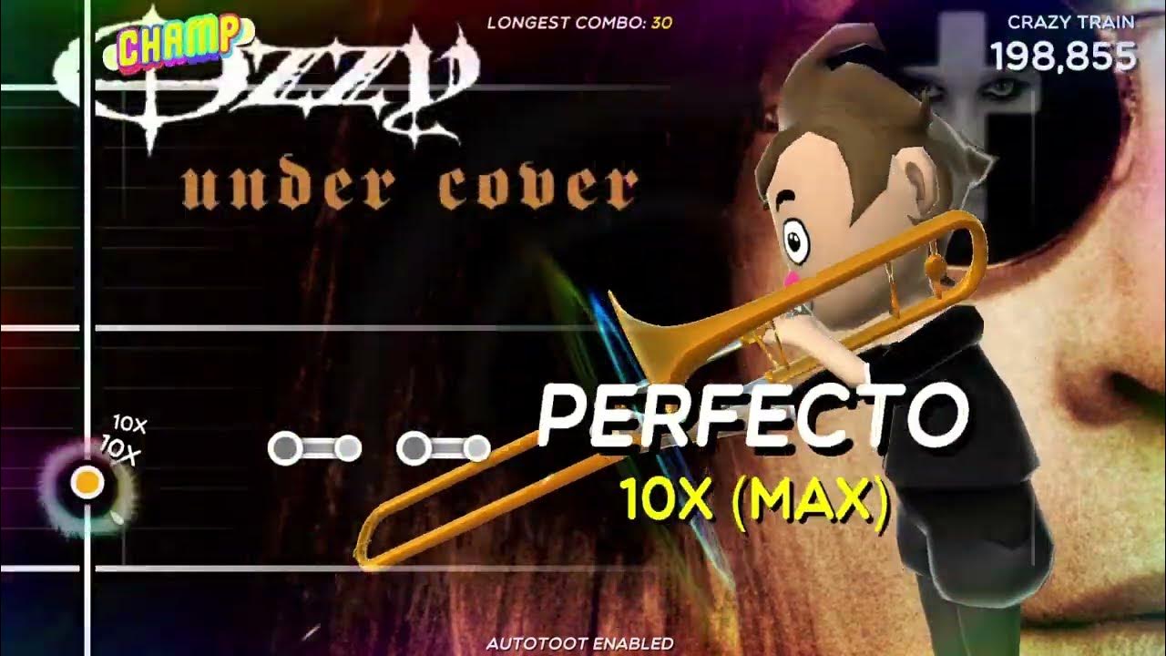 Crazy Train Ozzy Osbourne [Trombone Champ Custom Chart] (Autotoot Enabled) YouTube