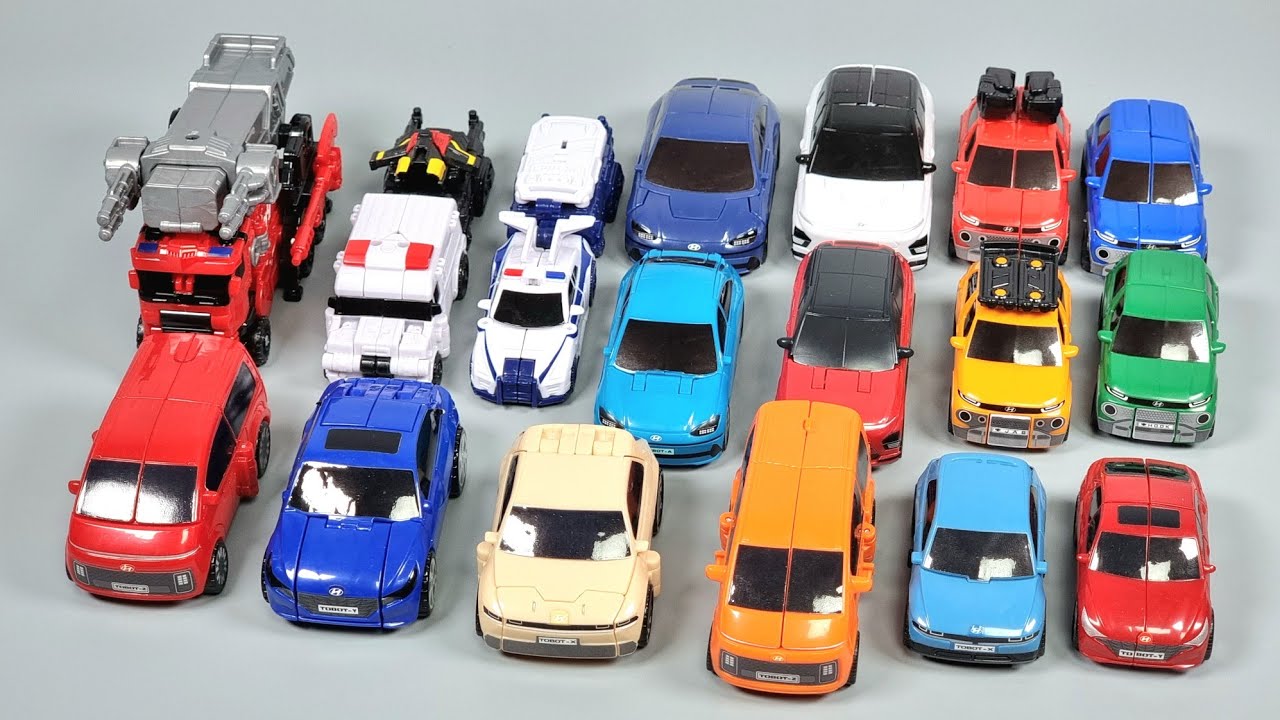 또봇 : 대도시의 영웅들 미니 또봇X 또봇Y 또봇Z 또봇W 또봇SOS 트윈펀치 트라이탄 테트란 자동차 로봇 장난감 변신 Tobot All Toys Transformation