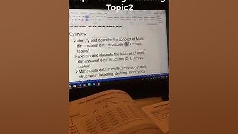 Computer Programming Level 4