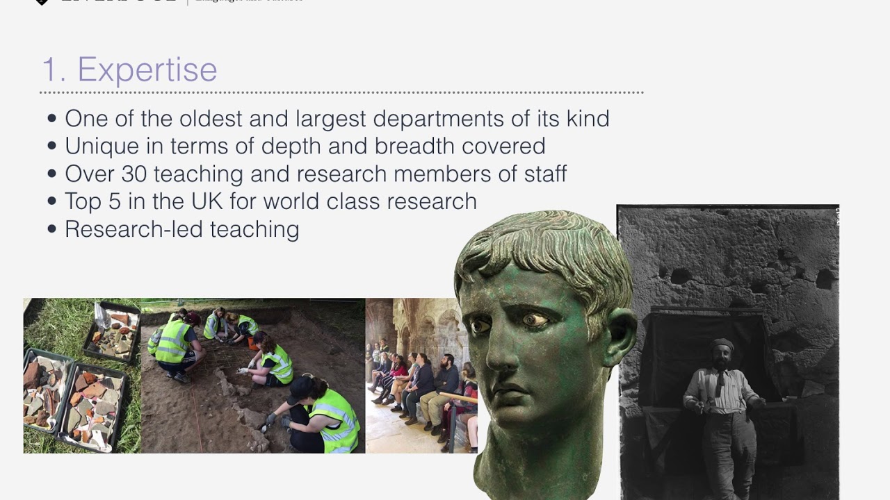 An Introduction to the Department of Archaeology, Classics and Egyptology