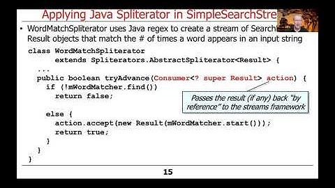 Applying Java Spliterators