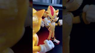 Recreating Super Sonic Vs Super Shadow W Action Figuresactionfigures unboxing  shorts fyp