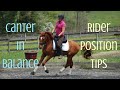 How to ride the canter with balance