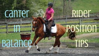 ... this video is to show the rider how use their body position most
effectively ride canter. rider's posi...